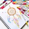 Ohuhu Water Based Markers for Adult Coloring Books: 120 Colors Brush Pens, Dual Tip Brush & Fine Drawing Pens, Coloring Markers for Calligraphy Bullet Journal with Carrying Case -Maui (White Barrel/Black Barrel)